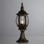 Наземный низкий светильник Arte Lamp Atlanta A1044FN-1BN Цвет арматуры бронза Цвет плафонов прозрачный