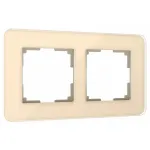 Рамка на 2 поста Werkel Elite (айвори, стекло) W0022443 от ImperiumLoft