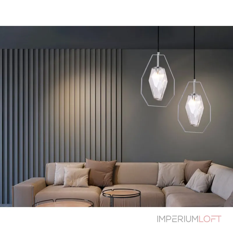 Подвесной светильник Ambrella Traditional 1 TR3626 Цвет арматуры хром Цвет плафонов прозрачный