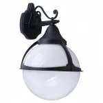 Светильник на штанге Arte Lamp Monaco A1492AL-1BK Цвет арматуры черный Цвет плафонов белый