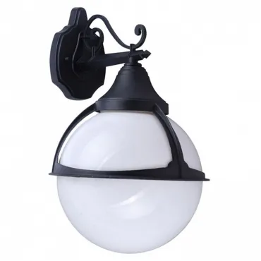 Светильник на штанге Arte Lamp Monaco A1492AL-1BK Цвет арматуры черный Цвет плафонов белый