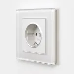 Розетка с заземлением без рамки Werkel Белые матовые W1171061 от ImperiumLoft