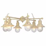 Подвесная люстра Arte Lamp Sailor A4524LM-6WG Цвет арматуры золото Цвет плафонов прозрачный от ImperiumLoft