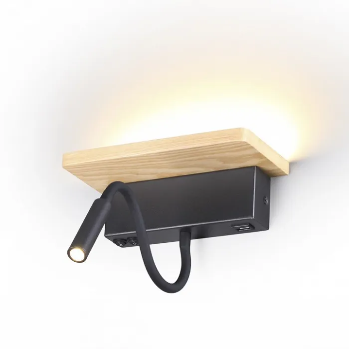 Бра Odeon Light Woody 3868/8WL Цвет плафонов черный Цвет арматуры черный от ImperiumLoft