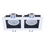 Встраиваемый светильник Arte Lamp Grado A2910PL-2WH Цвет арматуры Черно-белый от ImperiumLoft