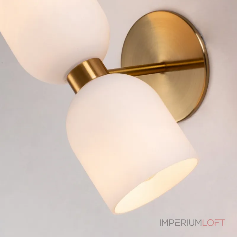 Бра Favourite Amusing 2876-1W Цвет арматуры латунь Цвет плафонов белый от ImperiumLoft Бра Favourite Amusing 2876-1W Цвет арматуры латунь Цвет плафонов белый от ImperiumLoft