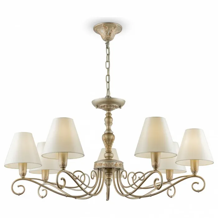 Подвесная люстра Lamp4You Provence 11 E4-07-H-LMP-O-25 Цвет арматуры золото Цвет плафонов белый от ImperiumLoft