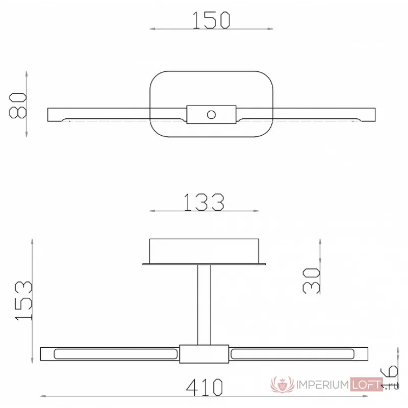 Подсветка для зеркала Favourite Insight 4016-1W от ImperiumLoft