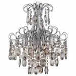 Подвесная люстра ST-Luce Orecchini SL846.103.06 Цвет арматуры хром Цвет плафонов черный от ImperiumLoft
