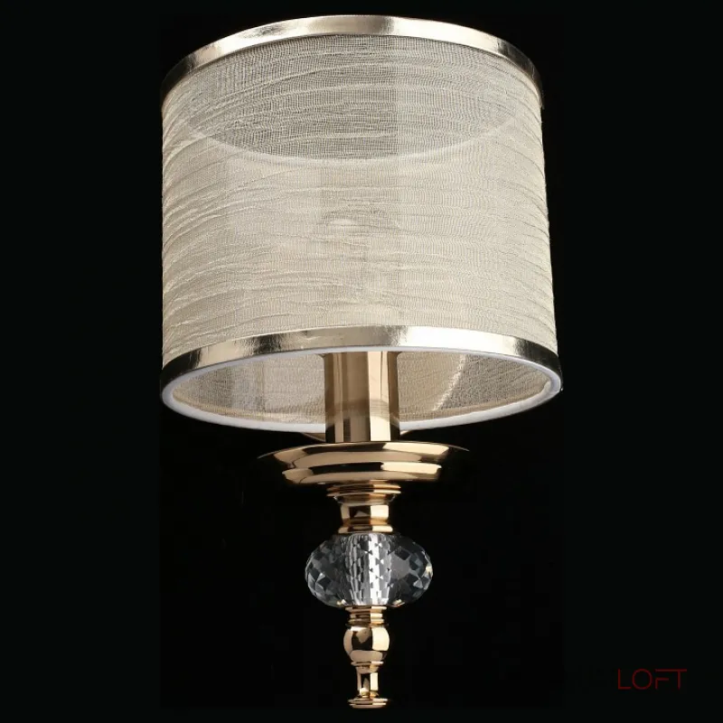 Бра Aployt Agata APL.720.01.01 Цвет арматуры золото Цвет плафонов коричневый