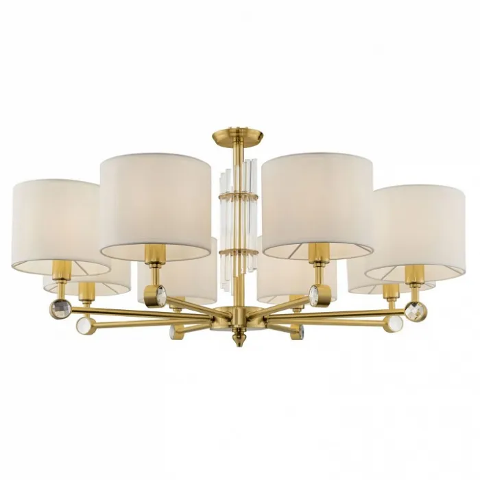 Подвесная люстра Maytoni Alloro MOD088PL-08BS Цвет арматуры латунь Цвет плафонов белый от ImperiumLoft