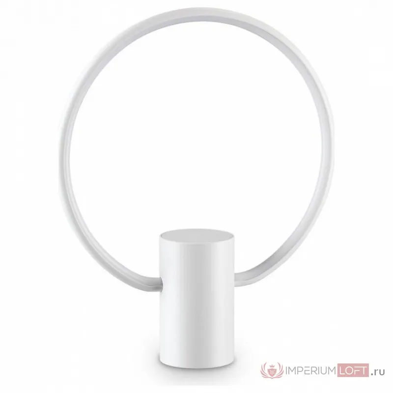Настольная лампа декоративная Ideal Lux Cerchio CERCHIO TL BIANCO Цвет плафонов белый от ImperiumLoft