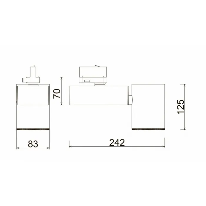 Светильник на штанге Donolux DL1862 DL18624/01 Track W Dim от ImperiumLoft