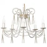 Подвесная люстра Nowodvorski Twist White 4984 цвет арматуры белый от ImperiumLoft