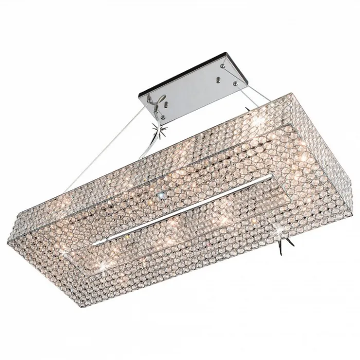 Подвесной светильник Citilux Арена CL319201 Цвет арматуры хром Цвет плафонов прозрачный от ImperiumLoft
