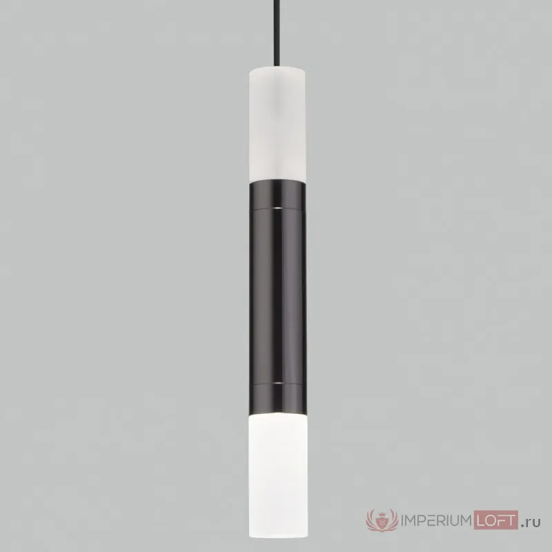 Подвесной светильник Eurosvet Axel 50210/1 LED черный жемчуг Цвет плафонов черно-белый от ImperiumLoft