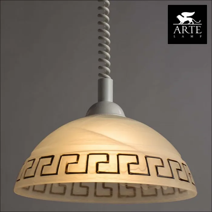 Подвесной светильник Arte Lamp Cucina A6631SP-1WH Цвет арматуры белый Цвет плафонов белый от ImperiumLoft