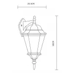 Светильник на штанге Arte Lamp Genova A1204AL-1BN Цвет плафонов бронза Цвет арматуры бронза