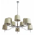 Подвесная люстра Divinare Soprano 1341/02 LM-10 Цвет плафонов кремовый Цвет арматуры хром от ImperiumLoft