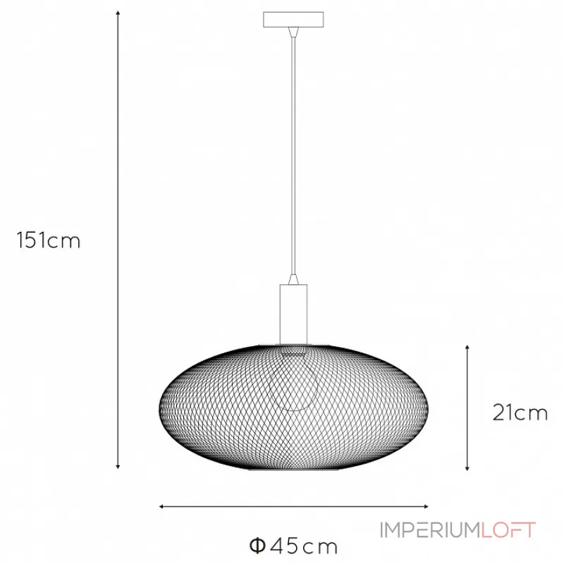 Подвесной светильник Lucide Mesh 21423/45/02 