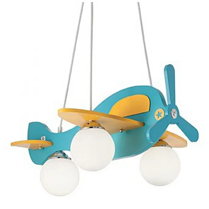 Подвесная люстра Ideal Lux Avion AVION-1 SP3 Цвет арматуры голубой от ImperiumLoft