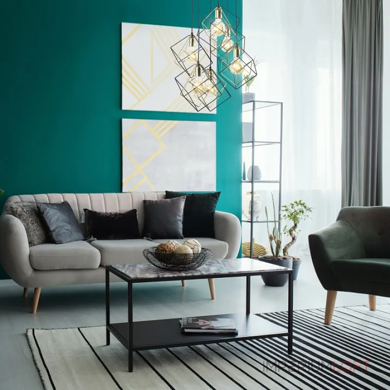 Подвесной светильник TK Lighting Alambre 191 Alambre Цвет арматуры золото Цвет плафонов белый от ImperiumLoft Подвесной светильник TK Lighting Alambre 191 Alambre Цвет арматуры золото Цвет плафонов белый от ImperiumLoft