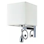 Бра с подсветкой Stilfort Duo 2064/00/02W Цвет плафонов кремовый Цвет арматуры хром от ImperiumLoft