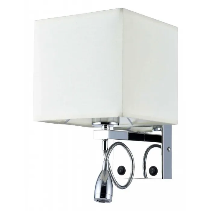 Бра с подсветкой Stilfort Duo 2064/00/02W Цвет плафонов кремовый Цвет арматуры хром от ImperiumLoft