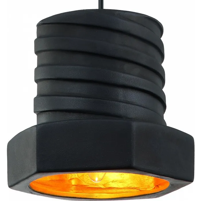 Подвесной светильник Arte Lamp Bijoux A6680SP-1BK Цвет арматуры черный Цвет плафонов черный от ImperiumLoft