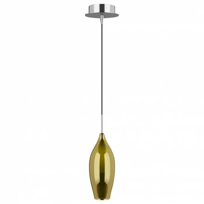 Подвесной светильник Lightstar Pentola 803028 Цвет арматуры хром Цвет плафонов зеленый от ImperiumLoft