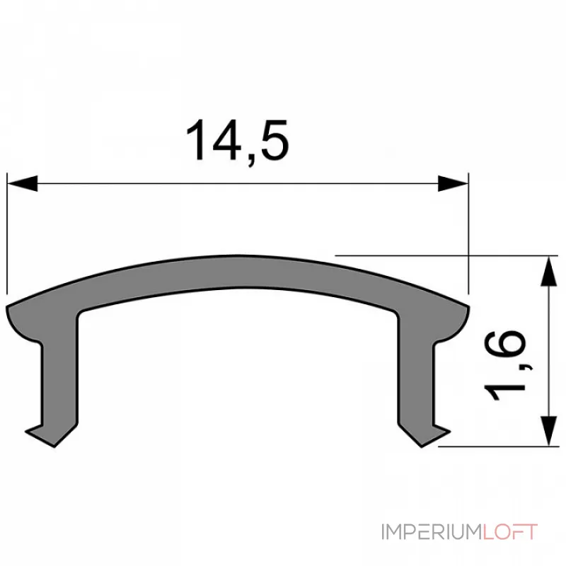 Профиль накладной Deko-Light F-01-10 983562 Профиль накладной Deko-Light F-01-10 983562