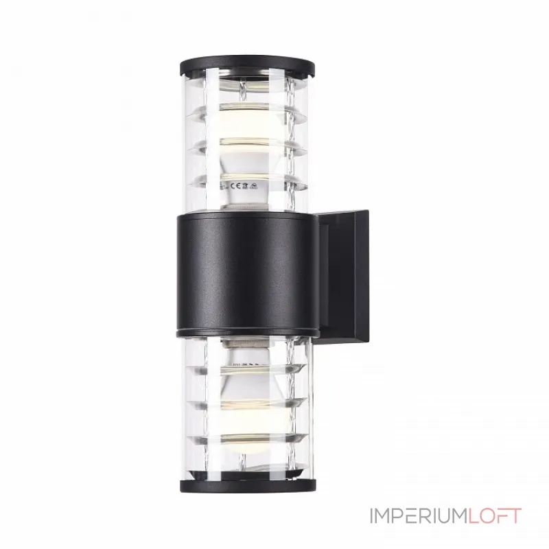 Светильник на штанге Maytoni Bronx O576WL-02B Цвет арматуры черный Цвет плафонов прозрачный от ImperiumLoft Светильник на штанге Maytoni Bronx O576WL-02B Цвет арматуры черный Цвет плафонов прозрачный от ImperiumLoft