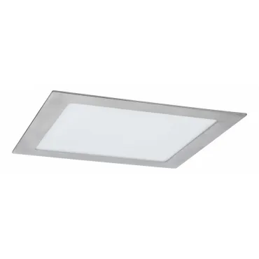 Встраиваемый светильник Paulmann Smart Panel BLE 50037 Цвет арматуры серебро Цвет плафонов серый