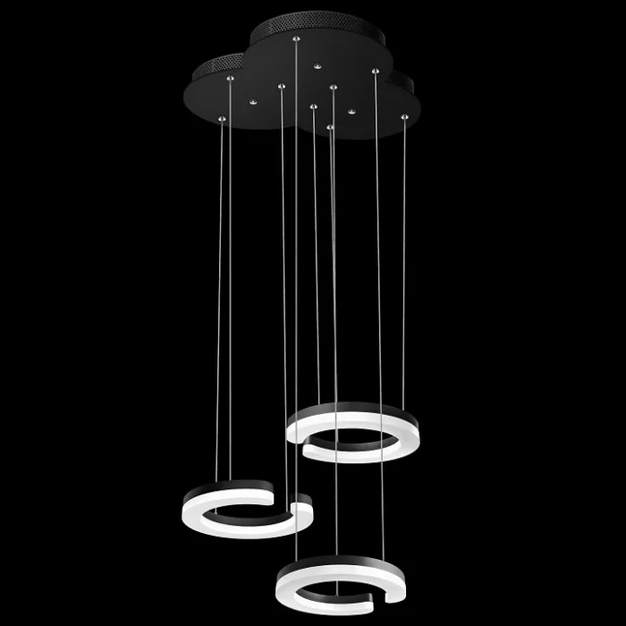 Подвесной светильник Lightstar Unitario 763347 Цвет плафонов черно-белый Цвет арматуры черный от ImperiumLoft