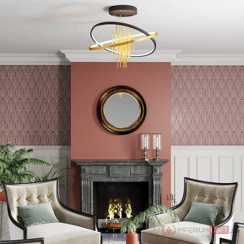 Подвесной светильник Odeon Light Monica 3901/70CL Цвет арматуры золото Цвет плафонов золото от ImperiumLoft