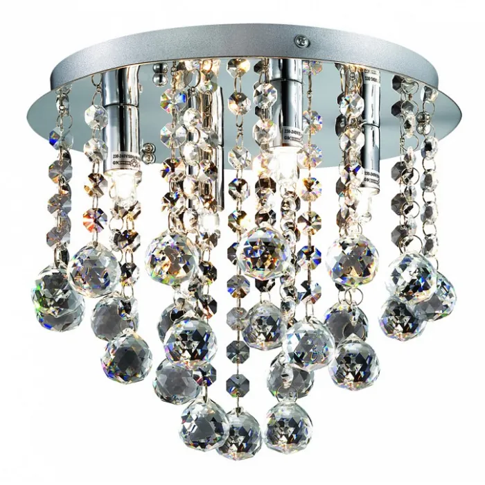 Накладной светильник Ideal Lux Bijoux BIJOUX PL4 Цвет арматуры хром Цвет плафонов прозрачный от ImperiumLoft