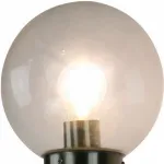 Наземный высокий светильник Arte Lamp Gazebo A8365PA-1SS Цвет арматуры серебро Цвет плафонов прозрачный