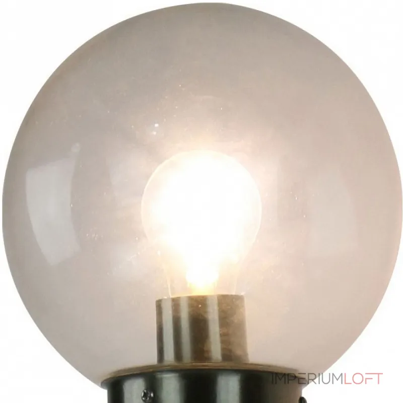 Наземный высокий светильник Arte Lamp Gazebo A8365PA-1SS Цвет арматуры серебро Цвет плафонов прозрачный