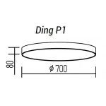 Потолочный светильник TopDecor Ding Ding P1 12
