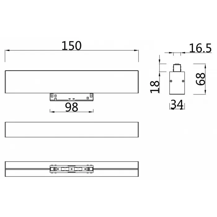 Накладной светильник Maytoni Basis TR012-2-7W4K-W от ImperiumLoft