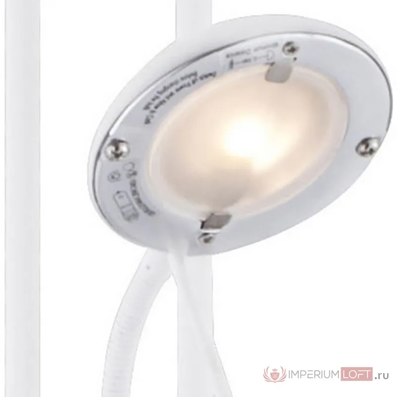 Торшер с подсветкой Arte Lamp Duetto A4329PN-2WH Цвет арматуры белый Цвет плафонов белый от ImperiumLoft