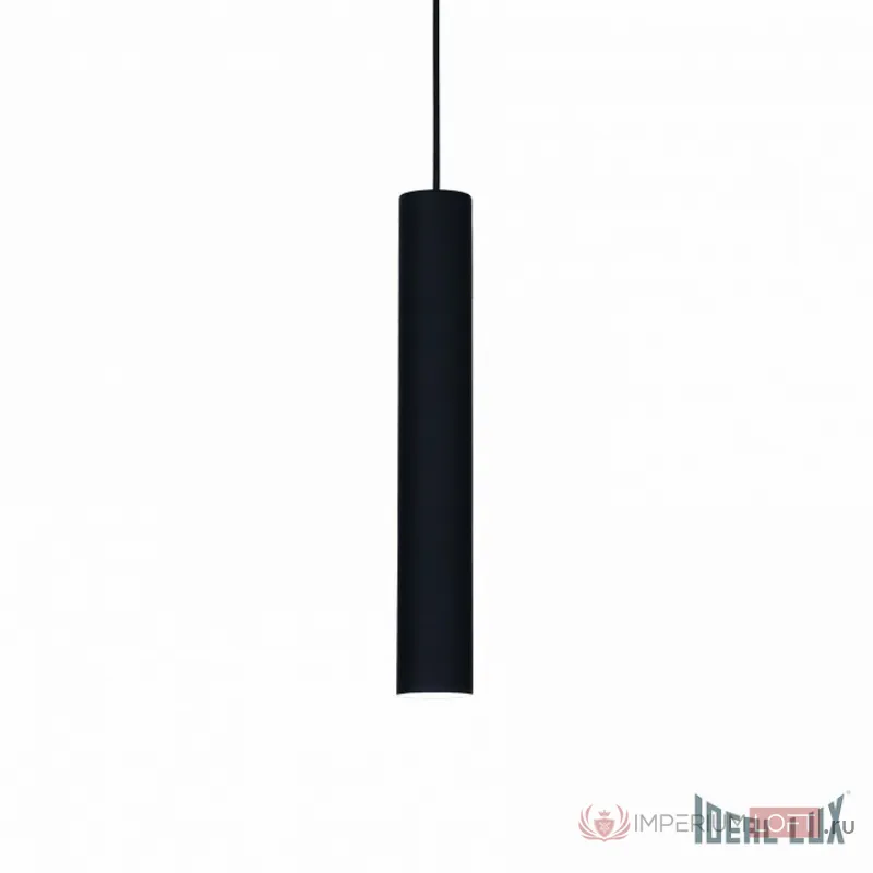 Подвесной светильник Ideal Lux Look LOOK SP1 SMALL NERO Цвет арматуры черный Цвет плафонов черный от ImperiumLoft