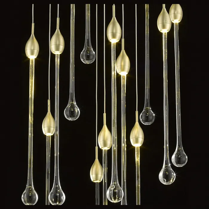 Подвесной светильник DeLight Collection P98028 PO98028M-16 brass Цвет арматуры золото Цвет плафонов золото от ImperiumLoft