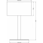 Настольная лампа декоративная Deko-Light Roberta 346001 Цвет арматуры хром Цвет плафонов черный от ImperiumLoft