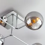 Потолочная люстра Eurosvet Evita 30140/6 хром Цвет плафонов хром Цвет арматуры хром от ImperiumLoft