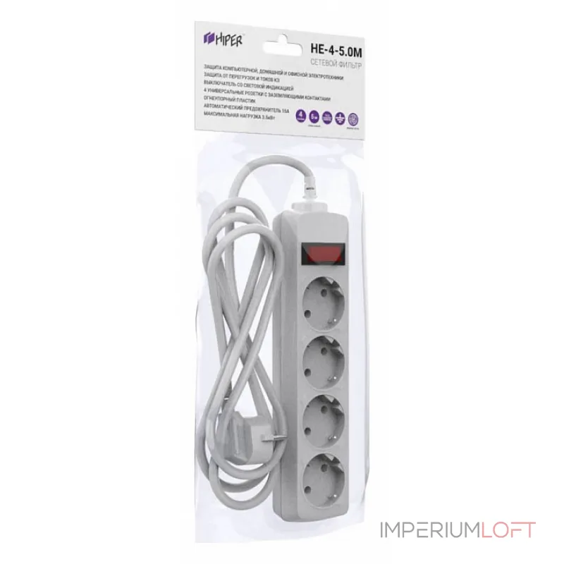 Сетевой фильтр Hiper Optimal HE-4-5M