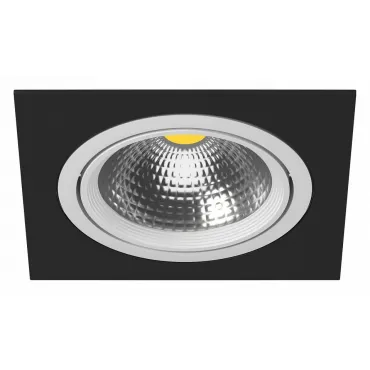 Встраиваемый светильник Lightstar Intero 111 i81706 Цвет арматуры черно-белый