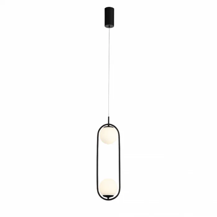 Подвесной светильник ST-Luce Donolo SL395.403.02 Цвет арматуры черный Цвет плафонов белый от ImperiumLoft