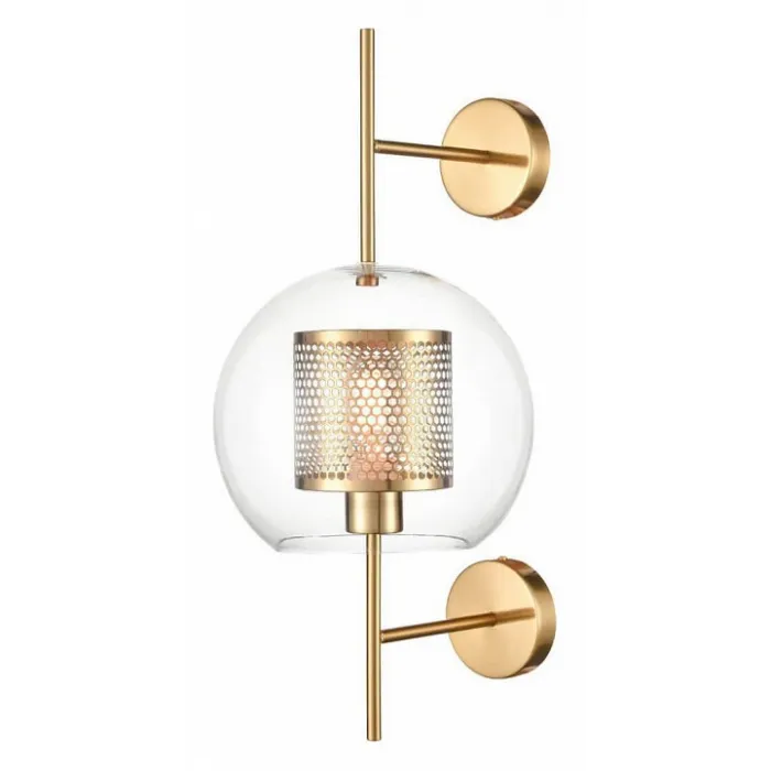 Бра Vele Luce Coro VL5524W41 Цвет арматуры латунь Цвет плафонов прозрачный от ImperiumLoft