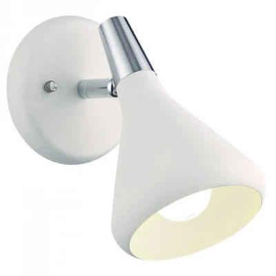 Спот Arte Lamp Ciclone A9154AP-1WH Цвет арматуры хром Цвет плафонов белый